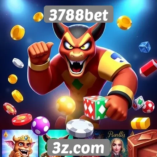 Variedade de jogos oferecidos no 3788bet